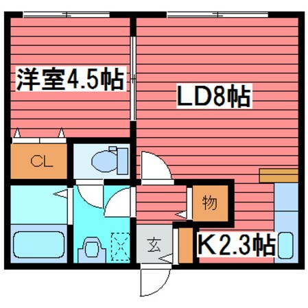 WEST HILLS3.8の物件間取画像